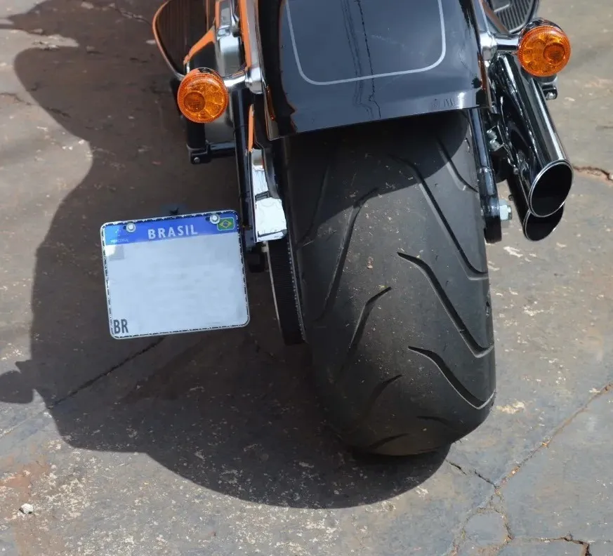 Suporte de Placa Lateral Moto Harley Davidson Sterk
